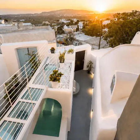 Noir Cave Villa - Private Pool & Sunset Terrace Pýrgos
